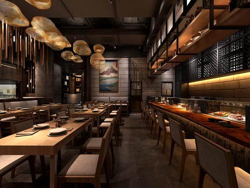  日式料理餐厅装修设计(图文)