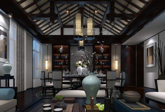  中式风格餐厅装修设计(图文)(图文)